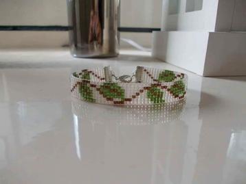 Miyuki delica geweven kralen armband blad  beschikbaar voor biedingen