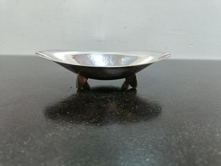 antiek verzilverd schaaltje, Antiek en Kunst, Antiek | Schalen, Ophalen of Verzenden