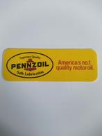 Sticker.  PENNZOIL.  America's no1 motor oil., Verzamelen, Stickers, Ophalen of Verzenden, Zo goed als nieuw