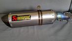 Akrapovic titanium einddemper Kawasaki ZX10R bj. 2008--2010, Motoren, Ophalen, Gebruikt