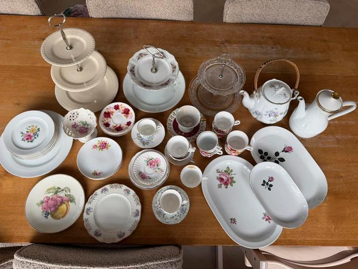 High tea verzameling!, Antiek en Kunst, Antiek | Servies compleet, Ophalen of Verzenden