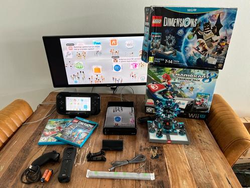 Nintendo Wii U - Mario Kart 8 + LEGO Dimension - Zeer netjes, Spelcomputers en Games, Spelcomputers | Nintendo Wii U, Zo goed als nieuw