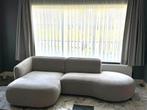 Woood Loungebank Polly Links, Woven zand kleur, Huis en Inrichting, Banken | Complete zithoeken, Ophalen, Zo goed als nieuw, Stof