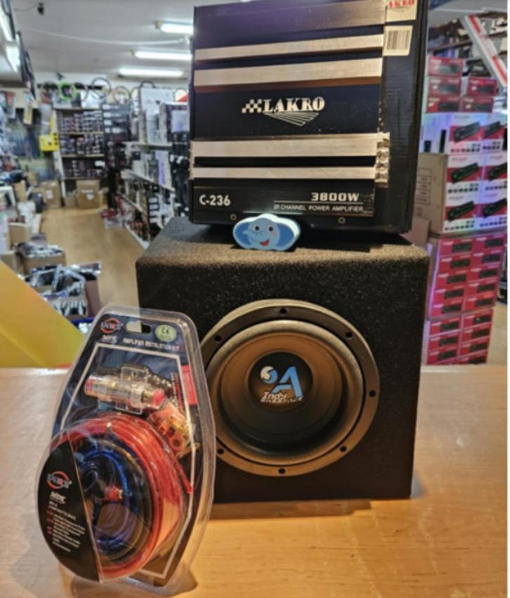 lakro baby subwooferpack 400watt, Auto diversen, Autospeakers, Nieuw, Ophalen of Verzenden