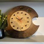 Vintage Keramiek Wandklok 60s Brutalist, Ophalen, Huysmans, Zo goed als nieuw, Doorwerth
