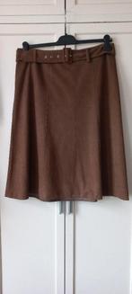 Gerry Weber 'suede' rok maat 42 zgan, Bruin, Maat 42/44 (L), Ophalen of Verzenden, Zo goed als nieuw