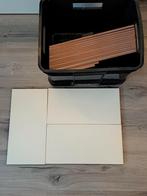 Creme / room witte wandtegels 40x20, Doe-het-zelf en Verbouw, Tegels, Ophalen, Nieuw, 20 tot 40 cm, Wandtegels