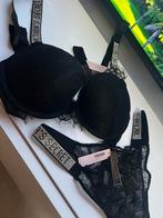 Victoria's Secret Set - Zwart, 75C- Nieuw!, Ophalen of Verzenden, Zwart, Setje