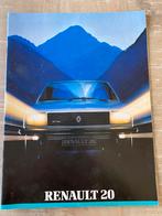 Brochure Renault 20 1983, Ophalen of Verzenden, Zo goed als nieuw, Renault