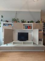 TV meubel & boekenkast / wandmeubel (Italiaans design), Ophalen, Zo goed als nieuw, 200 cm of meer, 150 tot 200 cm
