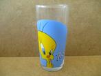 adv8573 tweety glas 1, Verzamelen, Ophalen, Looney Tunes, Gebruikt