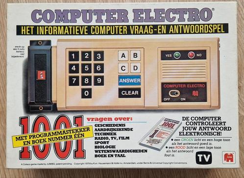 Vintage Computer Electro Het Informatieve Vraag-en antwoord, Spelcomputers en Games, Spelcomputers | Overige, Zo goed als nieuw