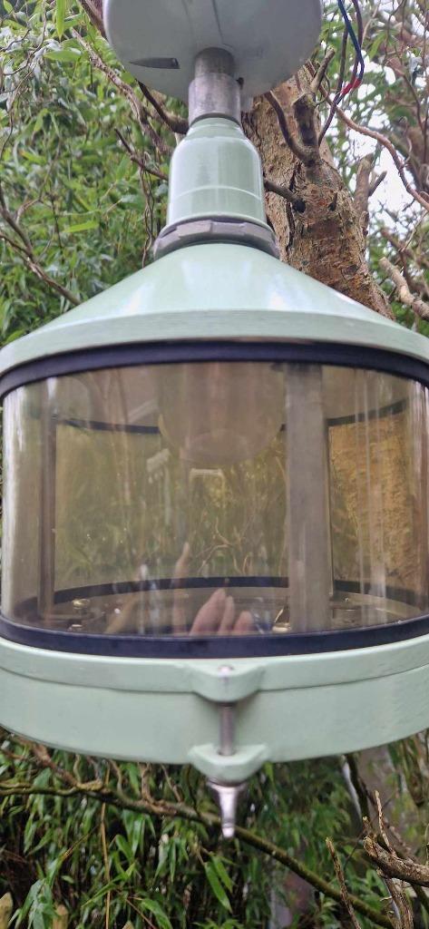 Zeer zeldzame fabriekslamp van Industria Rotterdam(brocante), Huis en Inrichting, Lampen | Hanglampen, Gebruikt, Minder dan 50 cm