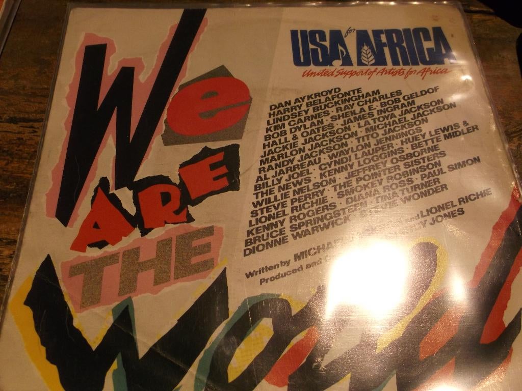 usa for africa We are the world 232, Cd's en Dvd's, Vinyl Singles, Gebruikt, 7 inch, Single, Ophalen of Verzenden