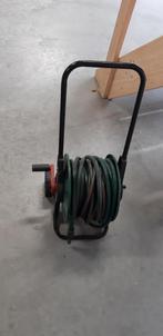 Tuinslangwagen + Tuinslang, Ophalen, Zo goed als nieuw, Tuinslang