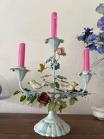 Decoratieve Kaarsenstandaard met Vogels, Huis en Inrichting, Woonaccessoires | Kandelaars en Kaarsen, Ophalen, Gebruikt, 25 tot 50 cm