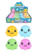 PARTIJ SEALIFE OCTOPUS KNIJPSPEELGOED 8,5CM IN 4 KLEUREN, ., Nieuw, Ophalen of Verzenden, .