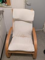 Schommelstoel met kussens, Huis en Inrichting, Fauteuils, Ophalen, Gebruikt, 75 tot 100 cm