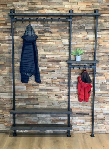 Kapstok zwart metaal Staal I Gemaakt van stalen kokers beschikbaar voor biedingen