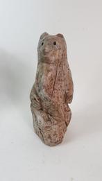 Stenen beeld, Beer, Grizzlybeer, beeldhouwerk 27 cm. 2A14, Ophalen of Verzenden