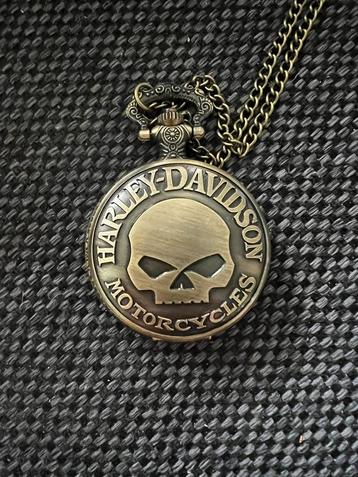Harley Davidson zakhorloge incl ketting nieuw beschikbaar voor biedingen