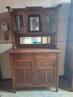 Buffetkast met spiegels en glasdeurtjes, Huis en Inrichting, Kasten | Buffetkasten, Ophalen, Gebruikt, 100 tot 150 cm, Glas