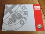 Nieuw instructieboek Alfa Romeo Spider 1995, Ophalen of Verzenden