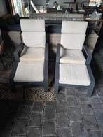 2 stuks GARDEN IMPRESSIONS VERSTELBARE RUGLEUNING STOEL MAX, Tuin en Terras, Ligbedden, Ophalen, Wicker