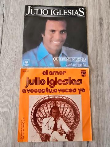 Vinyl singles Julio Iglesias beschikbaar voor biedingen