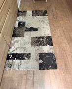 Modern vloerkleed 150x80  met geometrisch patroon, Ophalen, 100 tot 150 cm, Wit, 50 tot 100 cm