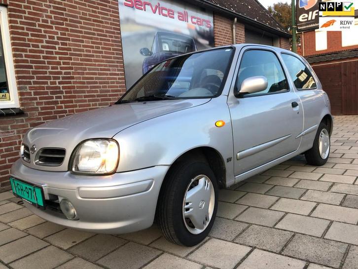 Nissan Micra 1.0 Gi, Auto's, Nissan, Bedrijf, Te koop, Micra, Metallic lak, Startonderbreker, Benzine, Euro 2, Hatchback, Handgeschakeld