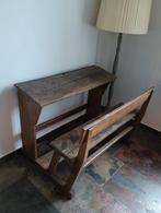 Vintage Schoolbankje - Ouderwets & Charmant, Huis en Inrichting, Bureaus, Ophalen of Verzenden