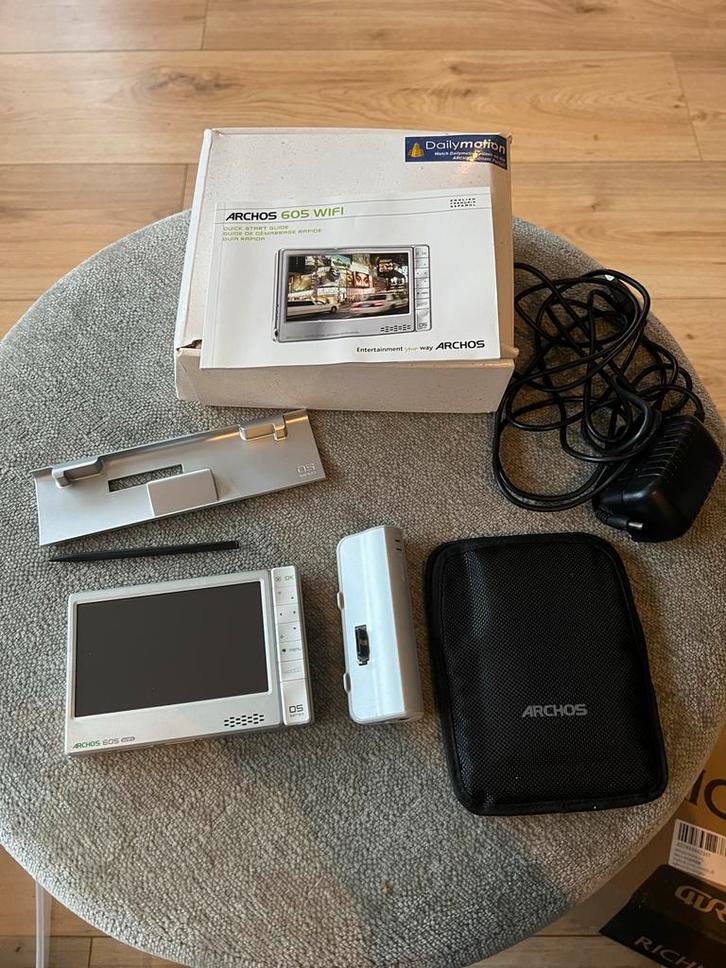 Archos 605 WiFi + Extra Accu - Nostalgie!, Audio, Tv en Foto, Mediaspelers, Gebruikt, Minder dan 500 GB, USB 2.0, Ophalen of Verzenden