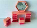 Meubels Barbie Make Me Pretty Vanity Set / Arco / 1987, Ophalen of Verzenden, Gebruikt, Overige typen