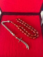 Tesbih Sikma Kehribar Gumus puskul, Ophalen of Verzenden, Zilver