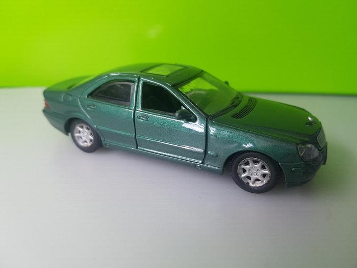 Cararama - Mercedes S500 [groen] 1/43, Hobby en Vrije tijd, Modelauto's | 1:43, Gebruikt, Auto, Overige merken, Ophalen of Verzenden