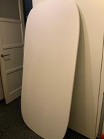 Tafelblad wit hoogglans, Ophalen, Gebruikt, 50 tot 100 cm, 150 tot 200 cm