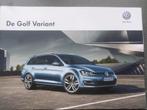 Volkswagen VW Golf Variant & AllTrack 2015 Brochure, Boeken, Auto's | Folders en Tijdschriften, Nieuw, Volkswagen, Verzenden