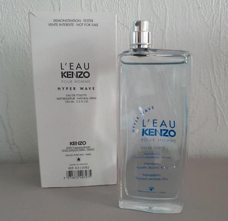 Een volle fles Kenzo Hyper Wave 100 ml te koop., Verzamelen, Parfumverzamelingen, Nieuw, Parfumfles, Ophalen of Verzenden