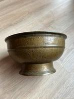 Bronzen Bokor grote oude schaal Indonesië, Antiek en Kunst, Ophalen of Verzenden, Brons