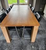 Eikenhouten eettafel, Huis en Inrichting, Ophalen, Eikenhout, 200 cm of meer, 50 tot 100 cm
