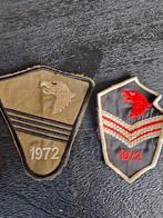 2 emblemen 101st Airborne Division 1972, Ophalen of Verzenden, Landmacht, Amerika, Embleem of Badge