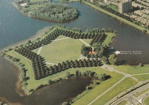 DEN BOSCH Restaurant De Pettelaar Luchtfoto, Verzamelen, Ansichtkaarten | Nederland, Ongelopen, Noord-Brabant, 1980 tot heden