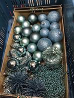 Blauwe kerstversiering set, Ophalen of Verzenden, Zo goed als nieuw