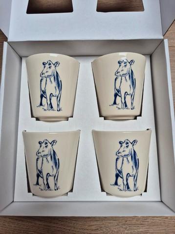 4 leuke koeien koffiemokken /bekers beschikbaar voor biedingen