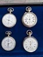 Vier Chronograph zakhorloges, Ophalen of Verzenden, Staal, Overige merken
