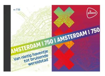 Jaar 2025 NVPH PR116 Amsterdam 750 jaar. Prestigeboekje 116. beschikbaar voor biedingen