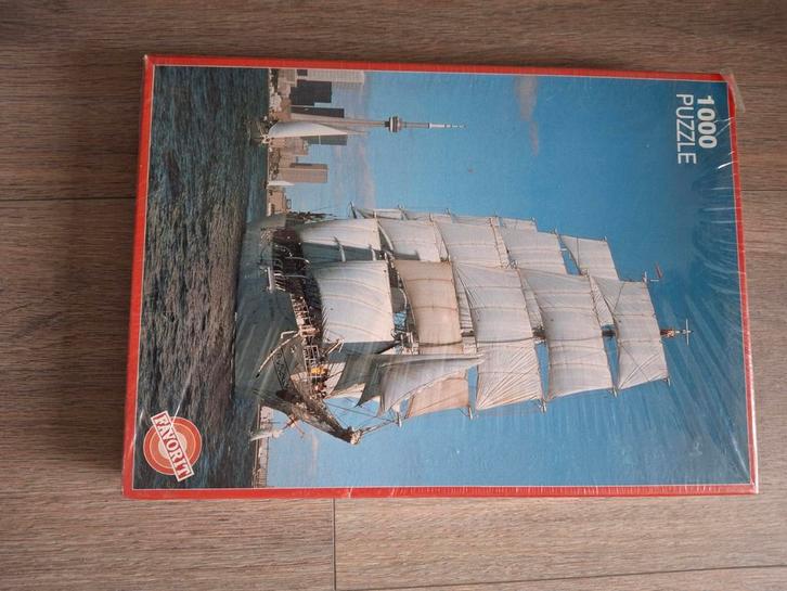 Favorit Legpuzzel - Zeilschip 1000 stukjes, Hobby en Vrije tijd, Denksport en Puzzels, Nieuw, Legpuzzel, 500 t/m 1500 stukjes
