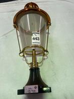 Nieuwe Tuinlamp - 1 meter hoog, zwarte voet, Huis en Inrichting, Lampen | Vloerlampen, Ophalen, Nieuw, Glas, 100 tot 150 cm