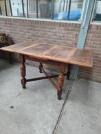 Hardhouten tafel met uitschuifbaar blad, Antiek en Kunst, Ophalen